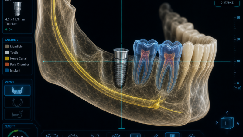 Planejamento digital do implante dentário
