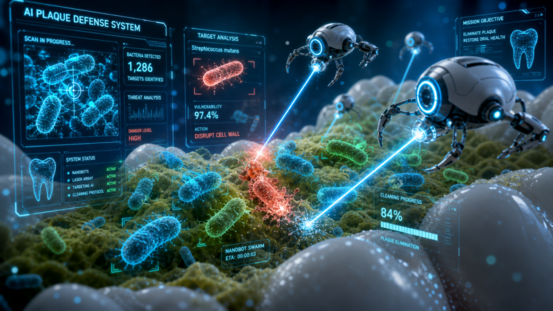 Caçando a placa bacteriana na era da inteligência artificial